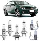 Kit lampadas gm vectra h7 h1 h3 amarela + pingo