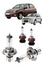 Kit lampadas halogena h4/hb4 foco simples para celta 2006/2015 prisma 2006/2012 12v 55w
