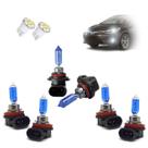 Kit Lâmpadas Halógena Super Branca Farol Baixo H11 Alto HB3 e Milha H11 para Corolla 2015 2016 2017 2018 2019 2020