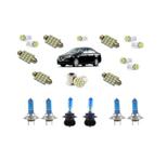 Kit Lâmpadas Jetta 2007 2008 2009 2010 Led + Brancas Farois