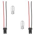 Kit Lampadas Lanterna Pingão T10 12V 5W Automotiva Universal com soquetes Fio