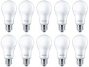 Kit Lâmpadas LED 10 Unidades Branca E27 9W