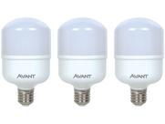 Kit Lâmpadas LED Bulbo 3 Unidades Avant - Branco 20W 6500K HP