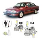 Kit Lampadas Led Chevrolet Omega 1994 A 1998 H3 H4 20000lm