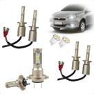 Kit Lâmpadas Led Code Nano Micro 8000k Farol Alto Baixo Milha Grand Siena 2012 2013 2014 2015 até 2021