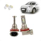 Kit Lâmpadas Led Code Nano Micro 8000k Farol Milha Sandero 2015 2016 2017 2018 2019 2020