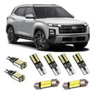 Kit Lâmpadas Led Creta 2025 6000k T10 Branco Branco-frio