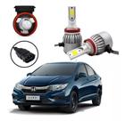 Kit Lâmpadas Led Farol Baixo Honda City 2018 2019 2020