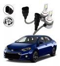 Kit Lâmpadas Led Farol Baixo Toyota Corolla 2012 2013 2014 Kit Lâmpadas Led Farol Baixo Toyota Corolla 2012 2013 2014
