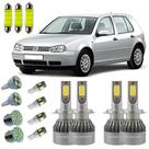 Kit Lâmpadas Led Farol VW Golf 1999 A 2006 Foco Duplo