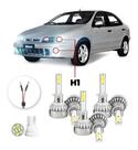 Kit Lampadas Led Fiat Brava 1999 A 2003 H1 H1 H1 20000lm