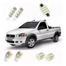 Kit Lâmpadas Led Fiat Strada Até 2013 Teto/placa/ré/farolete