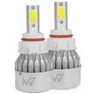 Kit Lâmpadas LED H16 6000k Headlight R8 M7 3200 Lumens 38w