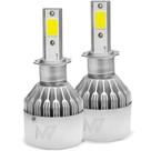 Kit Lâmpadas LED H3 6000k Headlight R8 M7 3200 Lumens 38w