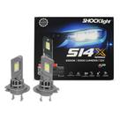 Kit Lâmpadas LED H7 H18 S14x 6500k 5000 Lumens 22w