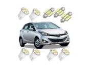 Kit Lampadas Led Hb20 Hb20s Hb20x Pingo Teto Placa Ré Kit Lampadas Led Hb20 Hb20s Hb20x Pingo Teto Placa Ré