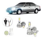 Kit Lampadas Led Honda Civic 1999 E 2000 H3 H4 20000lm