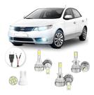 Kit Lampadas Led Kia Cerato 2009 A 2013 H27 H1 H7 20000lm Kit Lampadas Led Kia Cerato 2009 A 2013 H27 H1 H7 20000lm