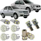Kit lampadas led lanternas siena 1998 99 00 01 02 03 04 a 16