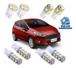 Kit Lâmpadas Led New Fiesta E Sedan Pingo Teto Placa Ré