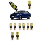 Kit Lâmpadas Led Onix 2021 2022 - Internas E Placa