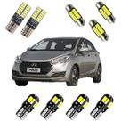 Kit Lampadas Led Premium Hb20 Hb20s Hb20x Pingo Teto Placa