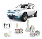 Kit Lampadas Led Renault Duster 2011 A 2014 H7 H8 H1 20000lm