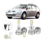 Kit Lampadas Led Renault Grand Tour Todos H1 H7 20000lm