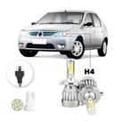 Kit Lampadas Led Renault Logan 2007 A 2010 H4 20000lm