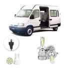 Kit Lampadas Led Renault Master 2002 A 2009 H4 20000lm