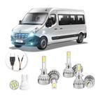 Kit Lampadas Led Renault Master 2013 A 2016 H1 H1 H7 20000lm