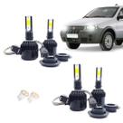 Kit Lâmpadas Led Tech One 8000k Azulado Farol Alto e Baixo Strada 2005 2006 2007 2008 Kit Lâmpadas Led Tech One 8000k Azulado Farol Alto e Baixo Strada 2005 2006 2007 2008