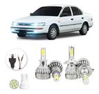 Kit Lampadas Led Toyota Corolla 1993 A 1997 H3 H4 20000lm