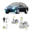Kit Lampadas Led Volkswagen Bora 2000 A 2007 H4 H3 20000lm