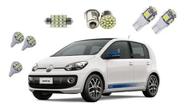 Kit Lâmpadas Led Vw Up Pingo Teto Placa Ré Branco Frio Top Kit Lâmpadas Led Vw Up Pingo Teto Placa Ré Branco Frio Top