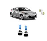 Kit lâmpadas milha veloster 2011 2012 2013 efeito xenon