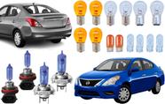 Kit lampadas nissan versa 2012 2013 2014 + giro e lanterna Kit lampadas nissan versa 2012 2013 2014 + giro e lanterna