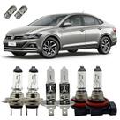 Kit Lâmpadas Originais 3200K Alto Baixo Milha VW Virtus T10 Kit Lâmpadas Originais 3200K Alto Baixo Milha VW Virtus T10
