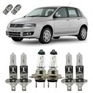 Kit Lâmpadas Originais 3200K Fiat Stilo Alto Baixo Milha T10