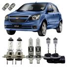 Kit Lâmpadas Originais 3200K GM Agile Alto Baixo Milha + T10
