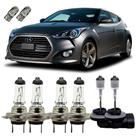 Kit Lâmpadas Originais 3200K Hyundai Veloster Completo + T10