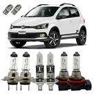 Kit Lâmpadas Originais 3200K VW CrossFox Alto Baixo Milha
