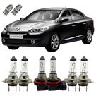 Kit Lâmpadas Originais Fluence Alto Baixo Milha 3200K + T10