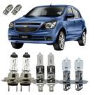 Kit Lâmpadas Originais GM Agile Alto Baixo Milha 3200K + T10