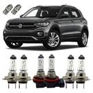 Kit Lâmpadas Originais T-Cross Alto Baixo Milha 3200K T10