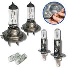 Kit Lâmpadas Original Farol Baixo Alto 3500k 12v H7 H1 T10