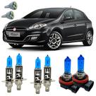 Kit Lampadas Super Branca 8500k Bravo 2010 A 2016 + Led T10