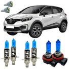 Kit Lampadas Super Branca 8500k Captur 2017 + Led T10