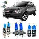 Kit Lampadas Super Branca 8500k Corsa 2002 A 2012 + Led T10
