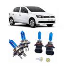Kit Lampadas Super Branca Gol G5 2008 Até 2014 Farol Simples